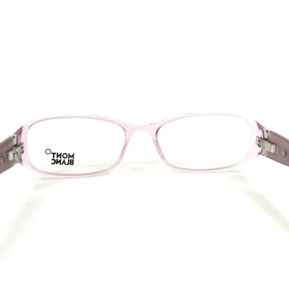Montblanc Eyeglasses Frames MB303 078 Clear Pink Purple Rectangular 53-17-135